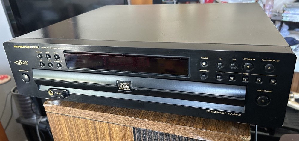 MARANTZ CC-4000/U3B 5-DISC CD CHANGER/PLAYER - TESTED - NO REMOTE