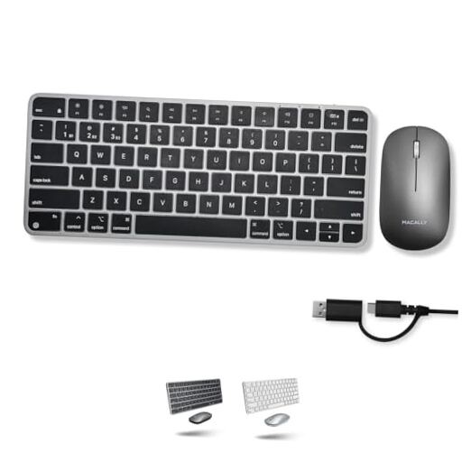 Apple Wireless Keyboard and Mouse for Mac - Dual Mode (Bluetooth + Space Gray