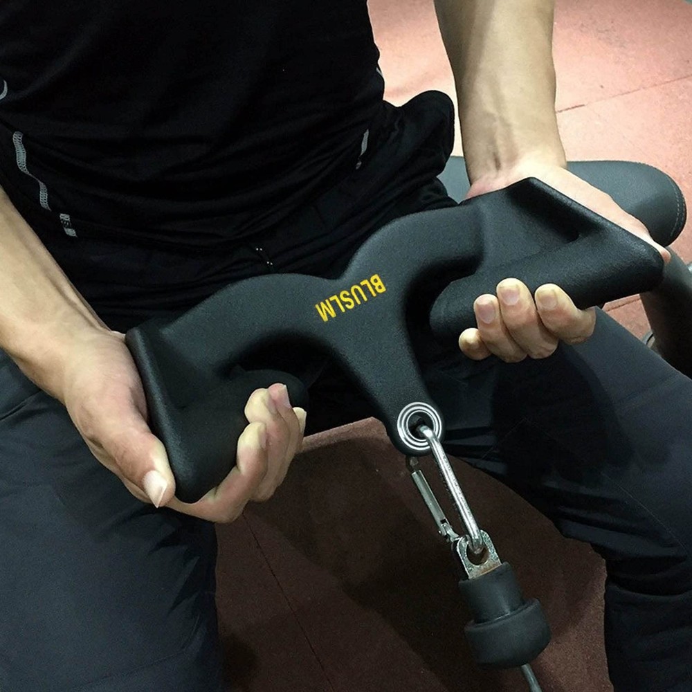 LAT Pull Down Bar for Cable Machine, LAT Pulldown Attachments T-bar V-bar Cab...