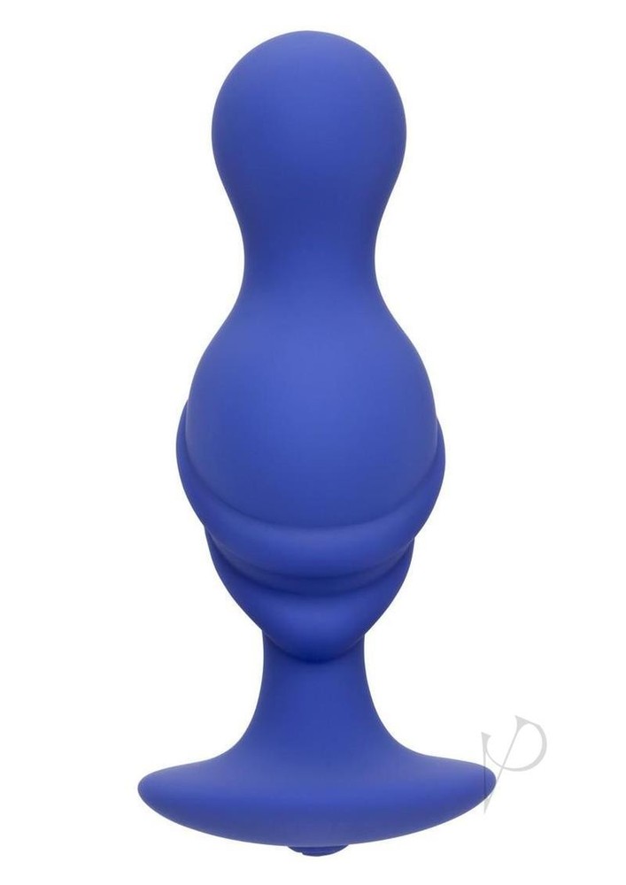 Vibrating Butt Plug Anal Plug Silicone Purple Flared Base Remote Control Vibe