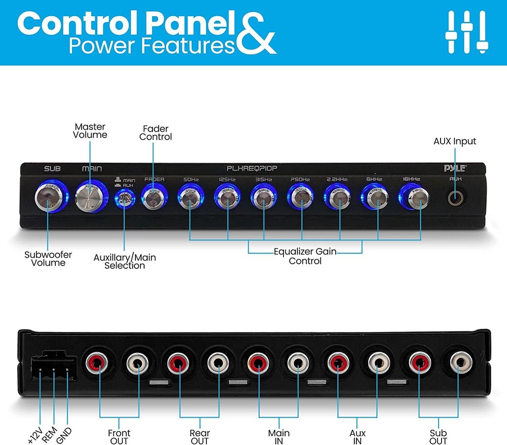 Pyle PLXREQ710P 7 Band Equalizer