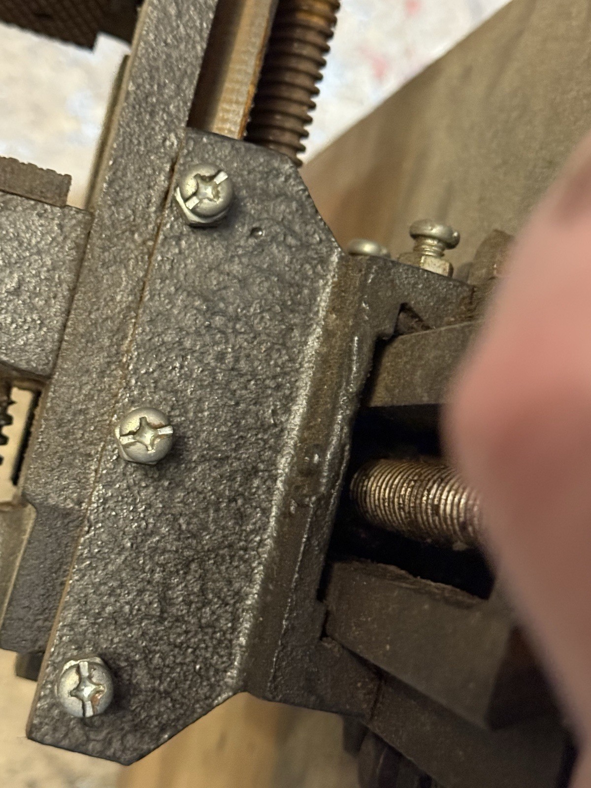 AMT 3 1/4” Jaws No 75 2 axis drill press vise adjustable locking Mounted