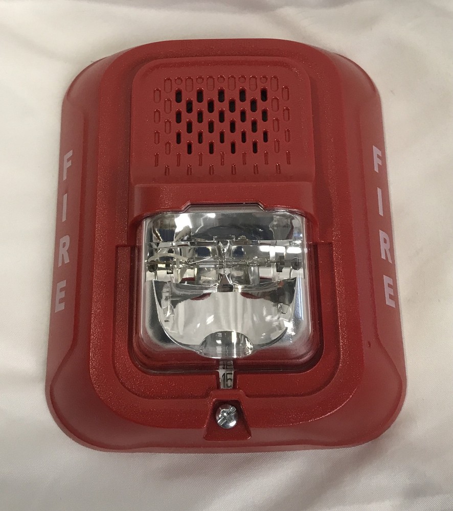 System Sensor P2RL Wall Horn Strobe Red 