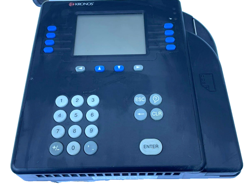 KRONOS System 4500 Time Clock Card Reader Terminal, 8602800-001