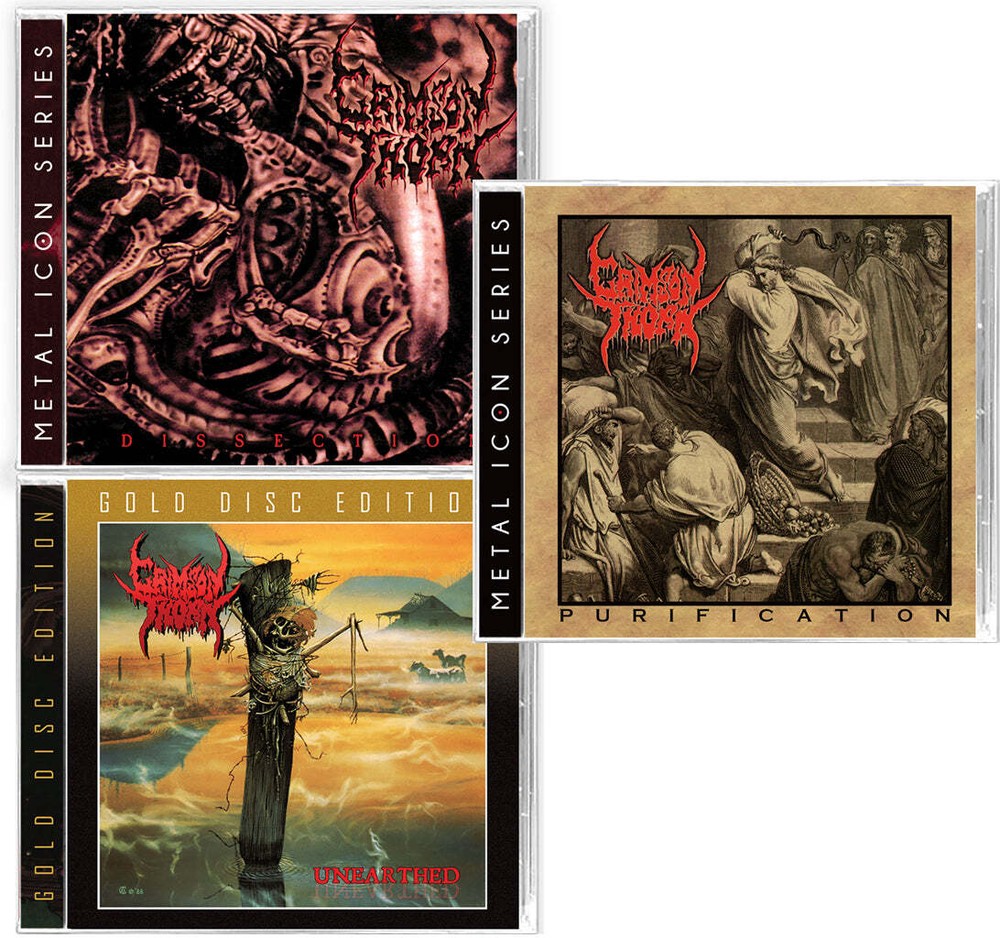 3-CD BUNDLE - CRIMSON THORN - UNEARTHED + DISSECTION + PURIFICATION
