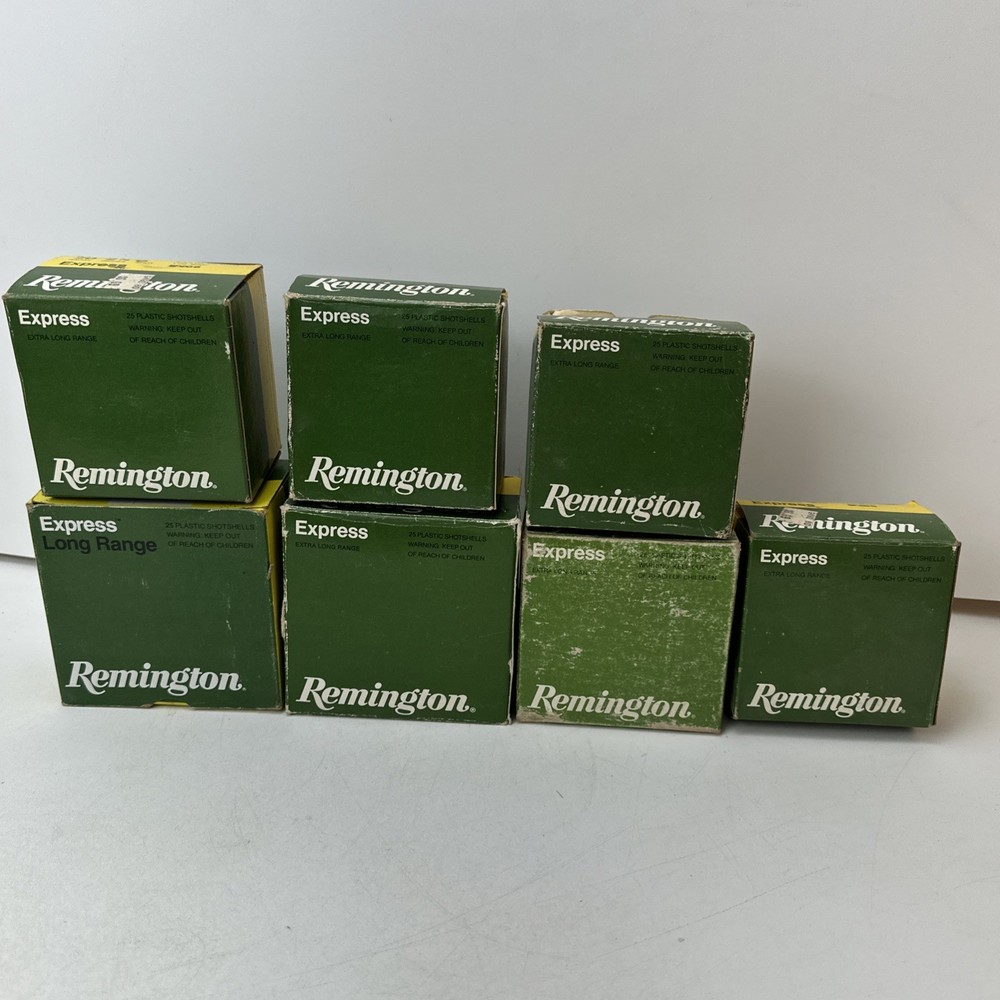 Vintage Remington Express Extra Long Range Shotgun Shell Boxes EMPTY Lot