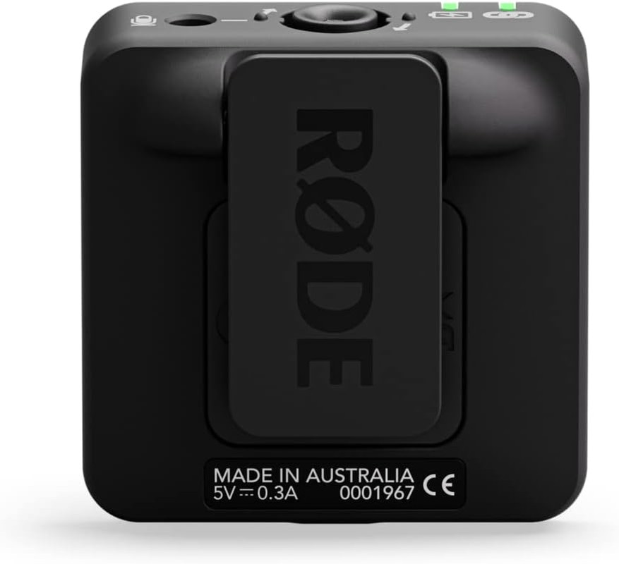 Wireless ME TX Ultra-Compact Wireless Transmitter with Built-In Microphone, On-B