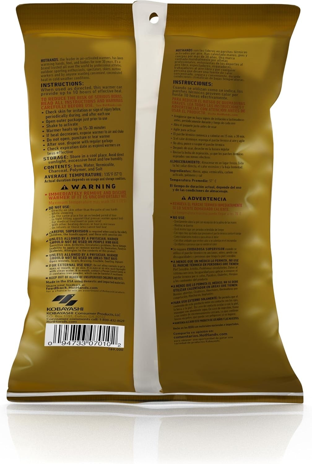 HotHands Hand Warmers Value Pack 10 Count Long Lasting Heat