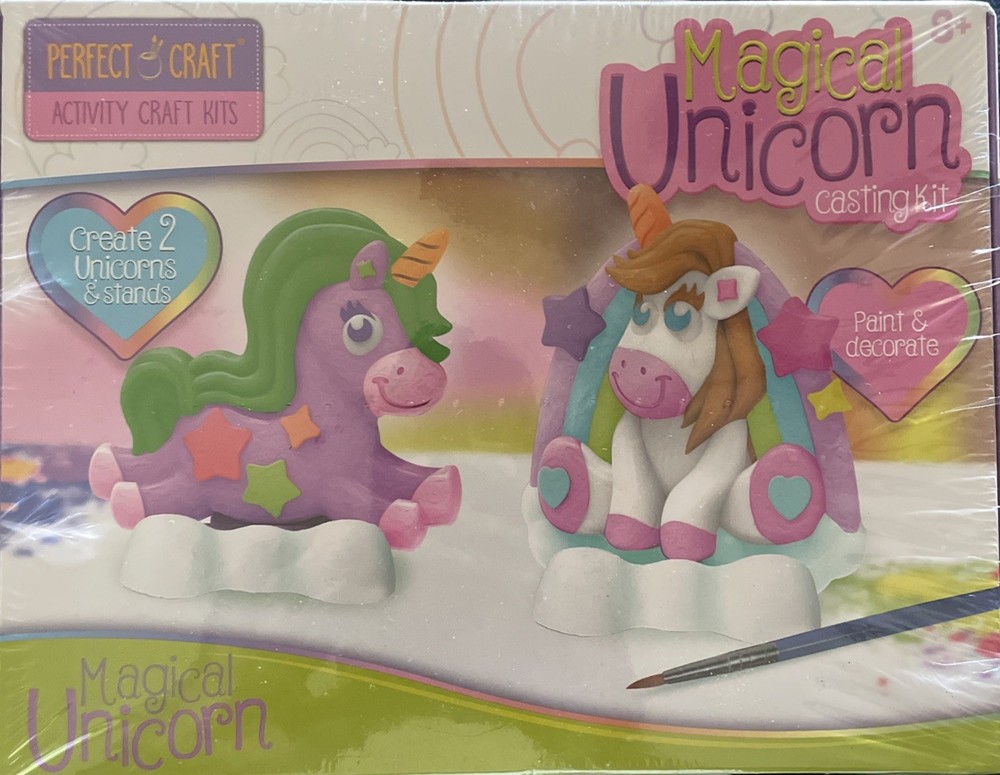 Magical Unicorn Casting Kit Create 2 Unicorn & Stands