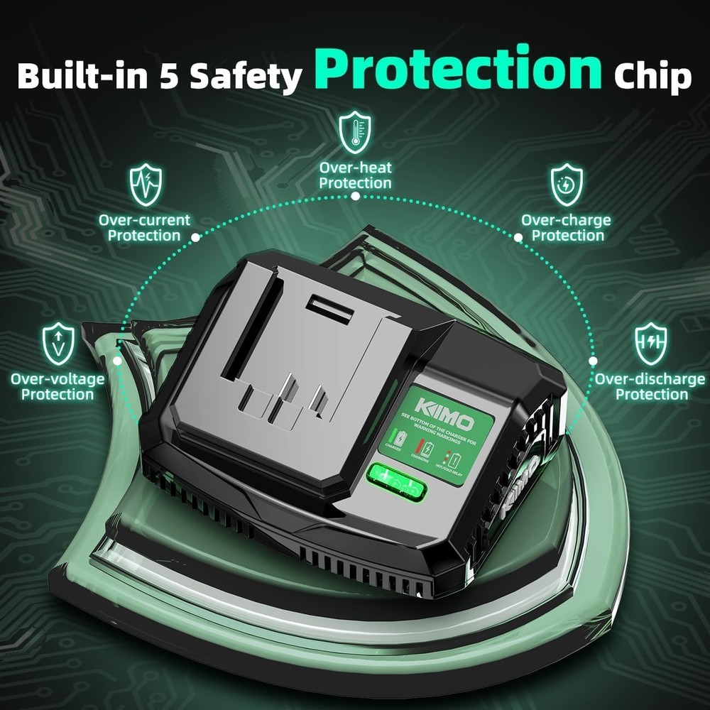 KIMO 20V Battery Adapter with Rapid Charging & Lightweight Design