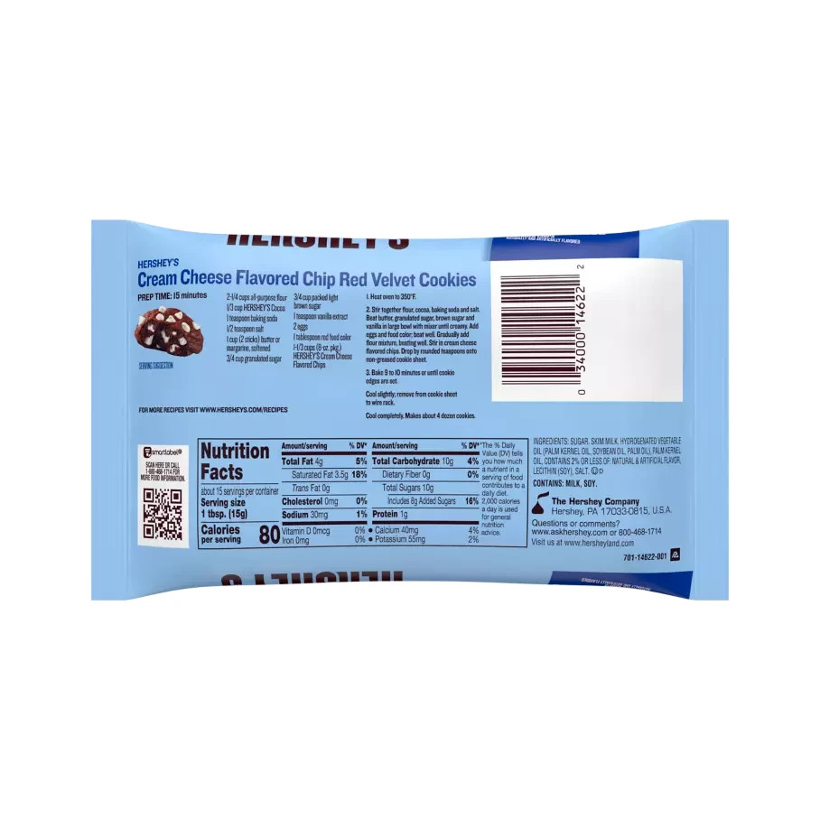 Hershey Cream Cheese Flavored Baking Chips 8oz