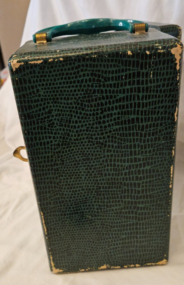 Vintage Gilbert S-15 Microscope & slides with Case