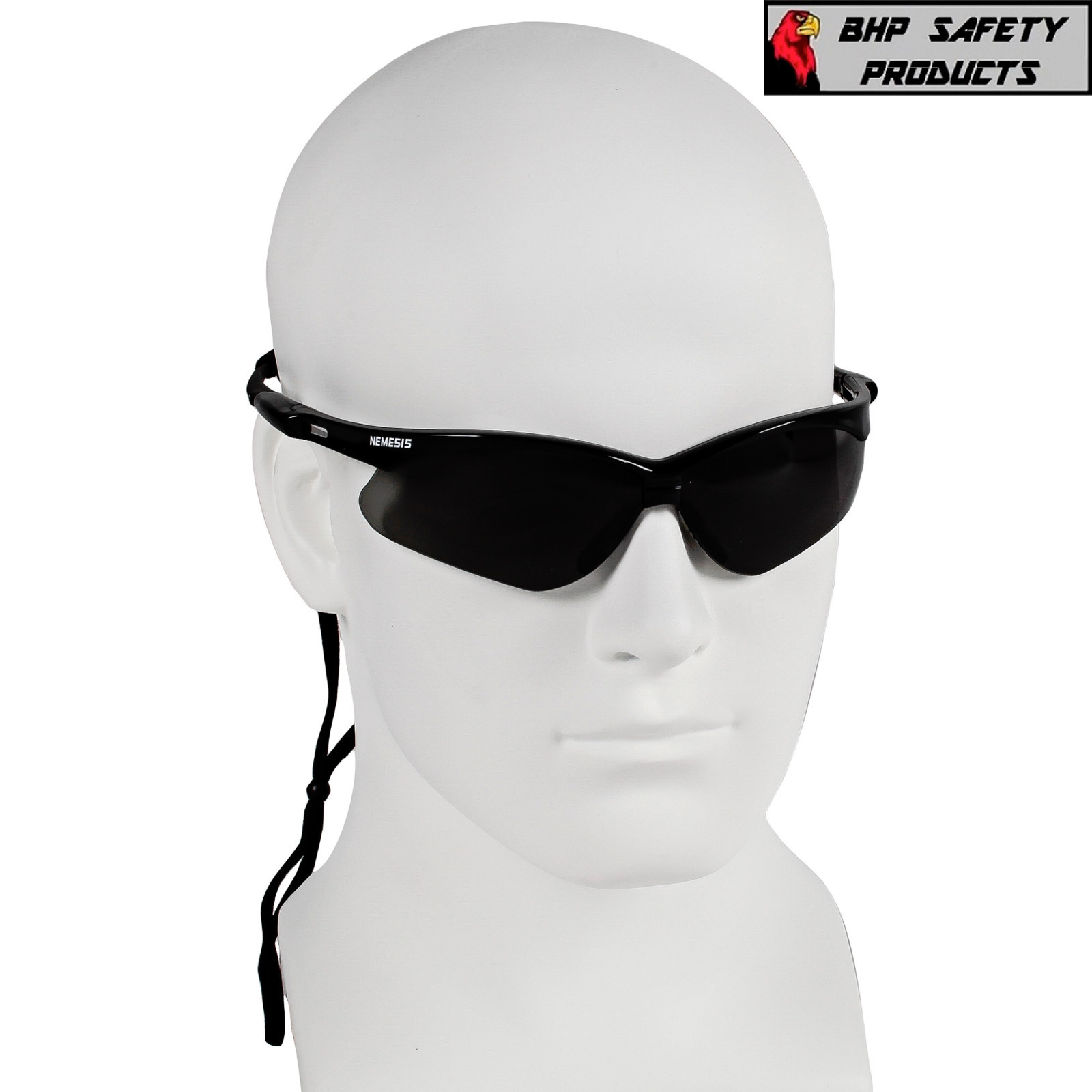 (3 PAIR) KLEENGUARD NEMESIS SAFETY GLASSES 22475 SMOKE ANTI-FOG LENS SUNGLASSES