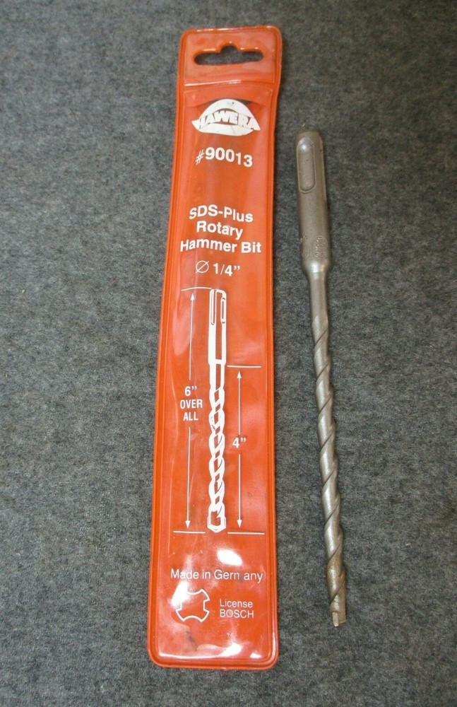 Hawera SDS-Plus Hammer Drill Bit 1/4" x 6" Germany