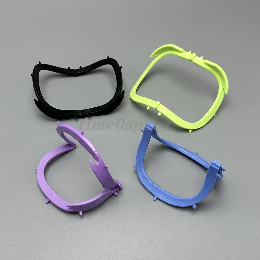 Dental Rubber Dam Sheet Frame Brackets Foldable/Plastic Black/Steel Frames Tools