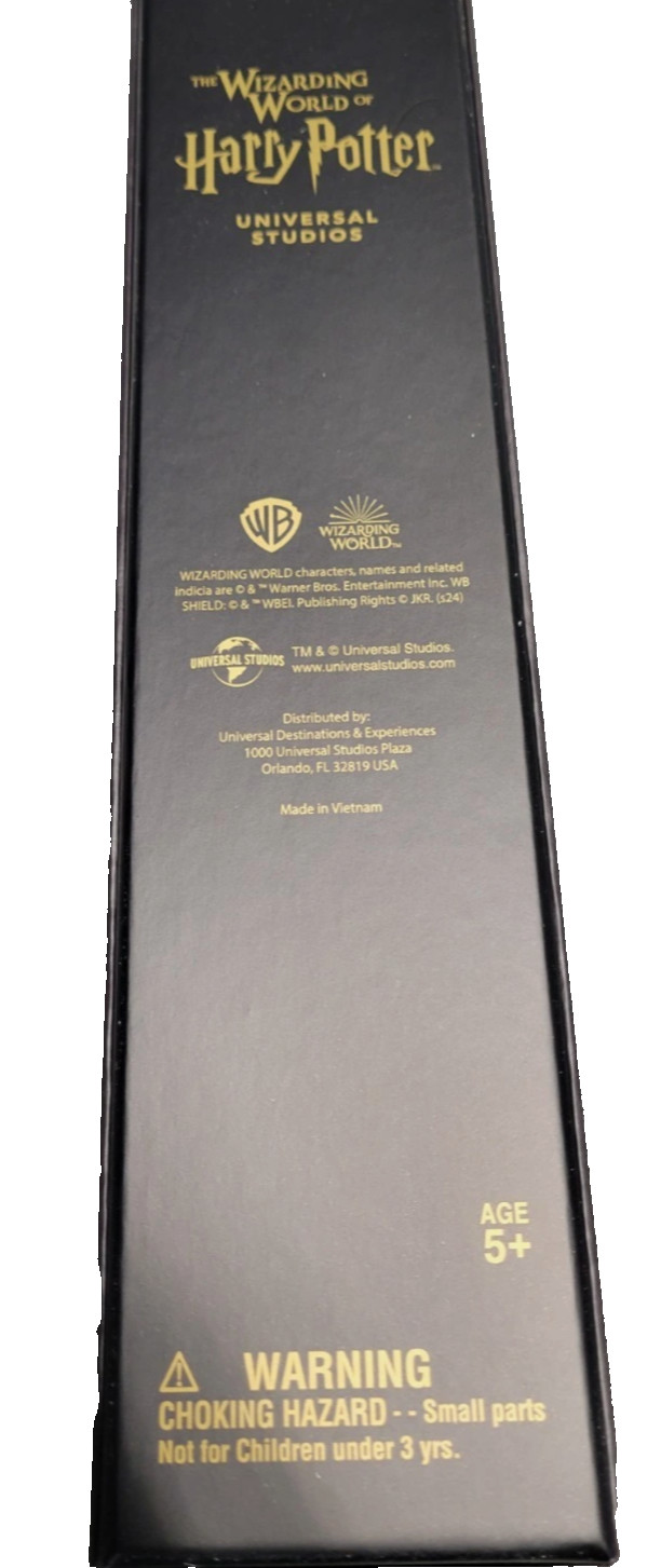 Universal Studios Harry Potter 2nd Gen Interactive Wand-Black Silver-NEW IN BOX