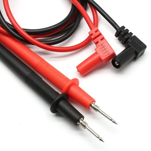 2pcs Multimeter Test Leads, Electrical Meter Test Leads Probe, Right Angle