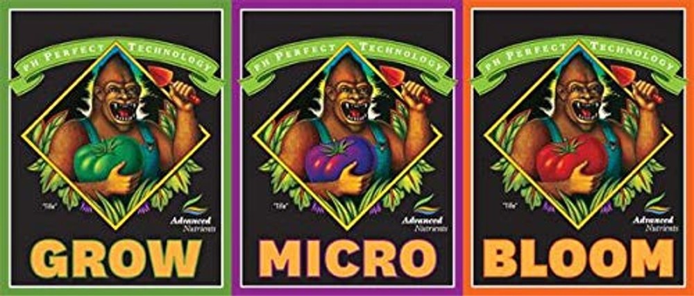 Advanced Nutrients - Grow, Bloom, Micro 3-Part Set - Base Nutrient