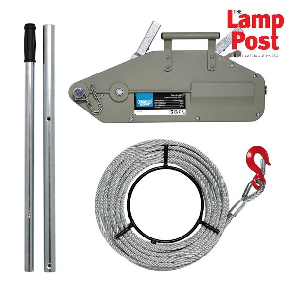 Draper Expert 20115 Wire Rope Puller - 1600KG