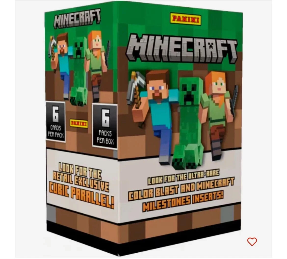 2024 PANINI MINECRAFT BLASTER BOX CARDS NEW SEALED