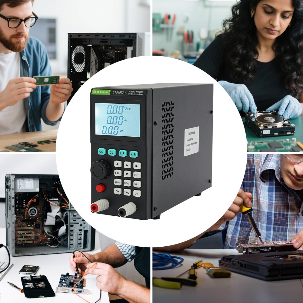 Electronic Load Tester Machine ET5407A+ Electric Loading Testing Equipment 200W