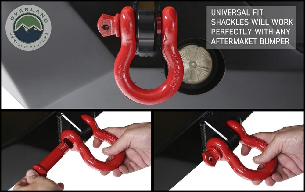 Overland Vehicle Systems Winch Shackle | 19019904