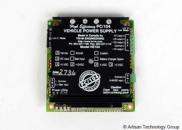 Tri-M Engineering HE104 High Efficiency PC/104 Power Supply