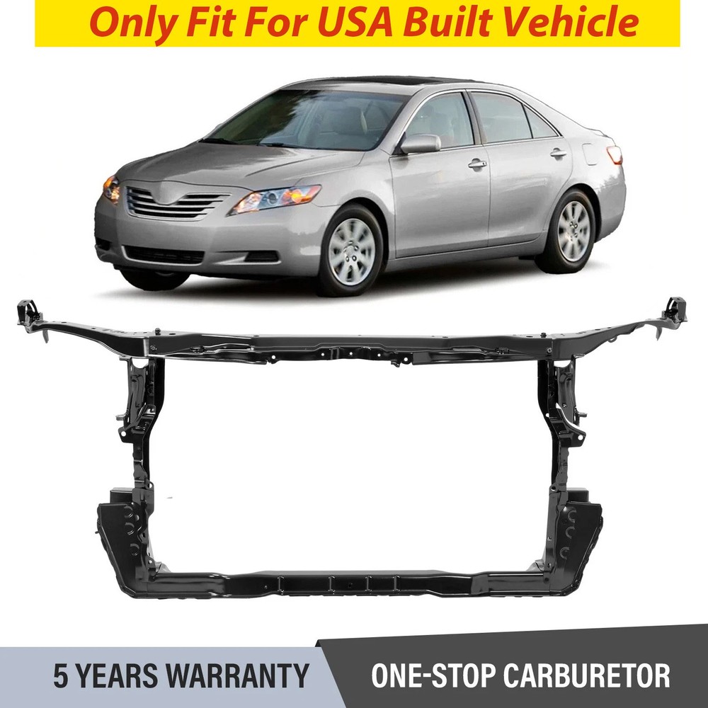 For 2007-2011 08 Toyota Camry CE LE SE XLE Front Radiator Core Support Assembly