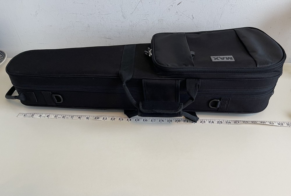 NY Protec MX044 4/4 Size MAX Shaped Violin Case - Black MAX By Protec Pickup