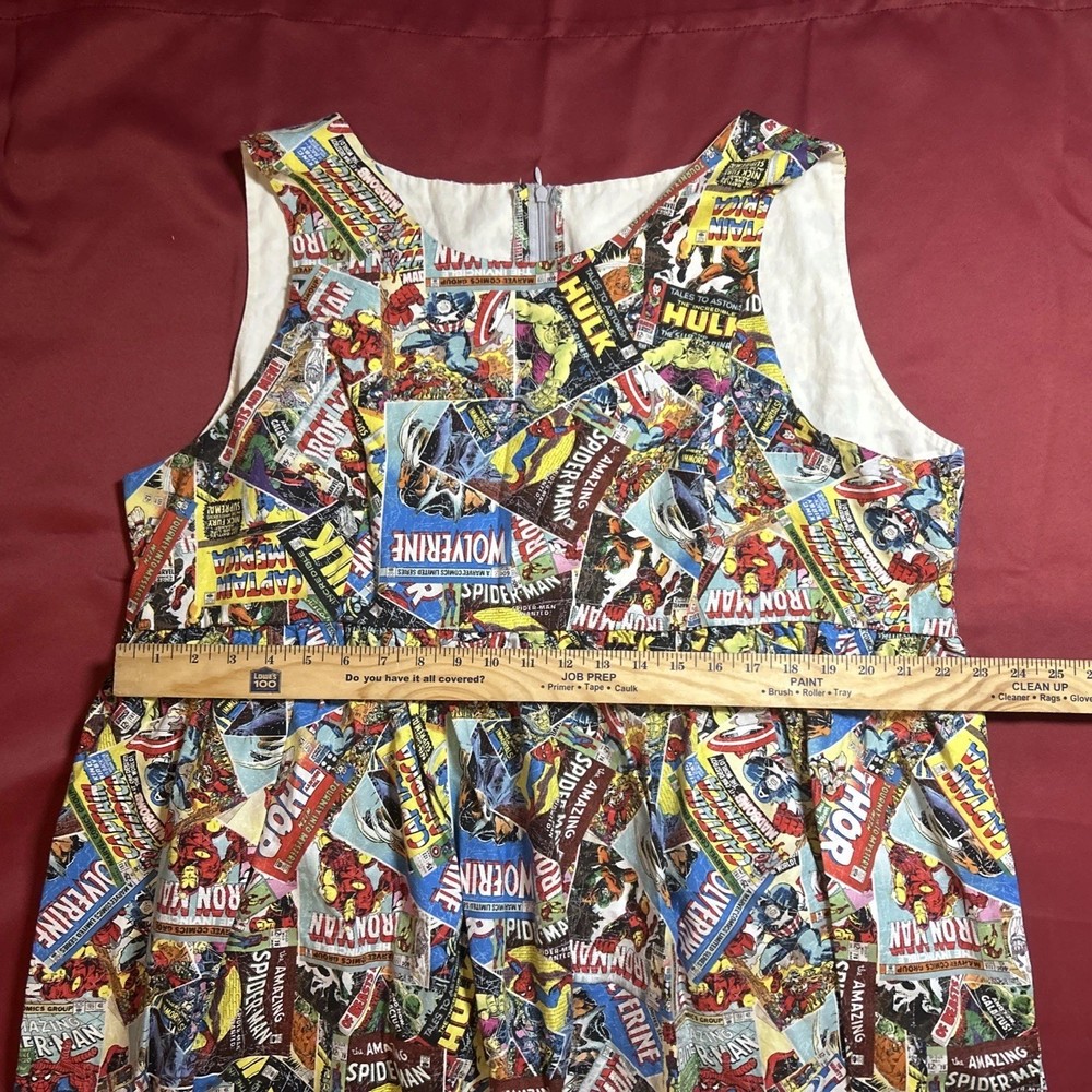 Handmade Marvel Comic Superhero Plus Size Dress Comic Con