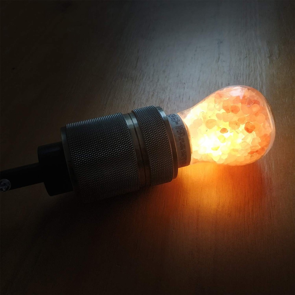 7watt Dimmable Light Bulbs A19 Salt Lamp | 2pack Pink 2 Count