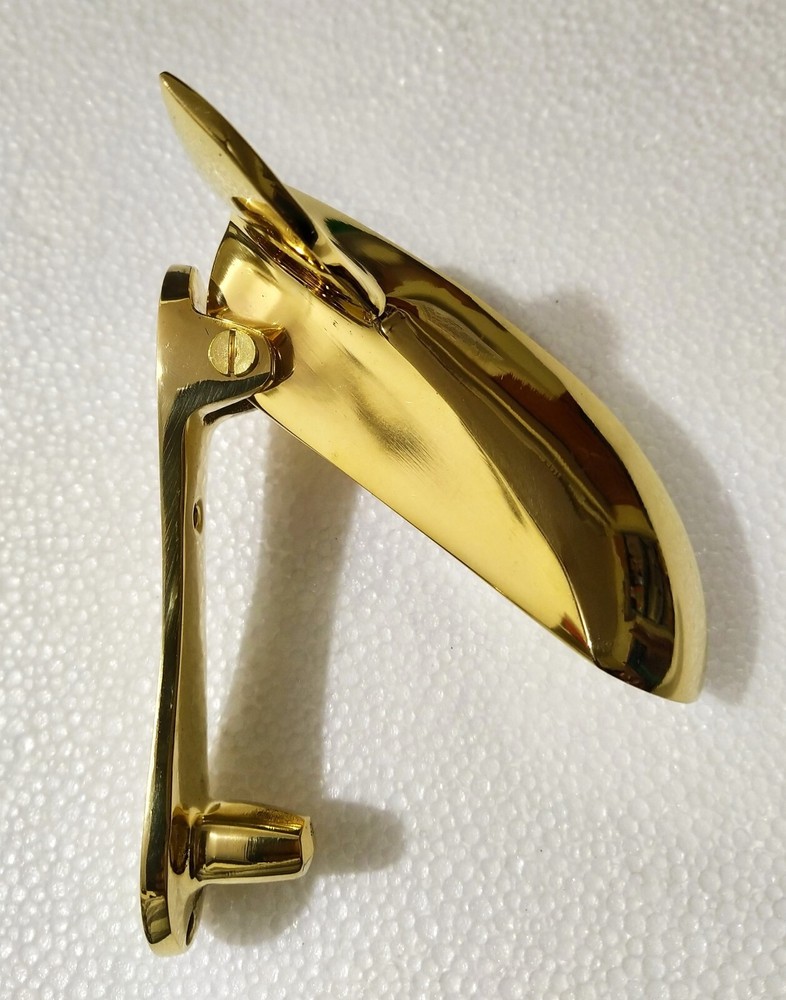 Decorative Brass Whale Tail Door Knocker Solid Brass