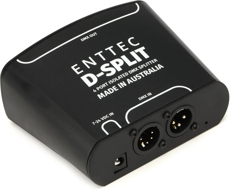 ENTTEC D-Split 4-port Isolated DMX Splitter