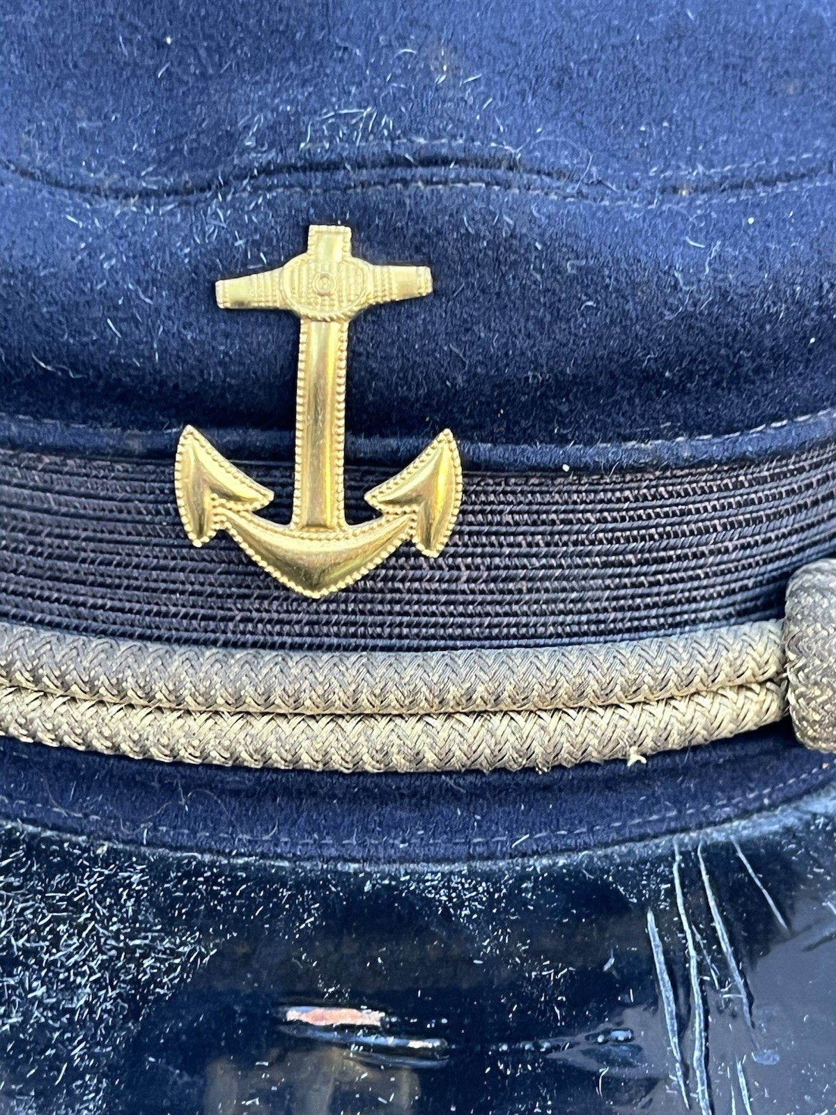 Original Rare Civil War US navy Kepi ANNAPOLIS MIDSHIPMAN'S Cap Hat Size Small