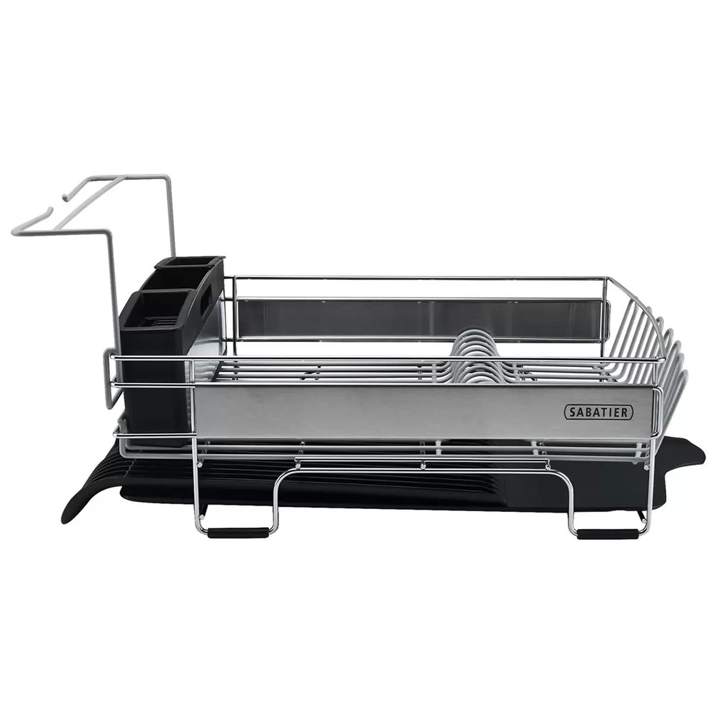 NEW Sabatier Expandable Dishrack Stemware Dish Rack Kitchen Housewarming Gift!