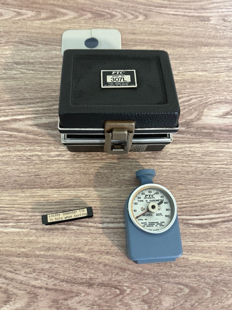 PTC Instruments Model: 307L Type:D Durometer Serial #8408 In Case