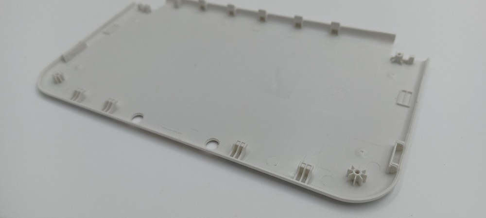 New Nintendo 3ds Xl LL White Replacement Shells Front+Rear+Rubber+Label UPC