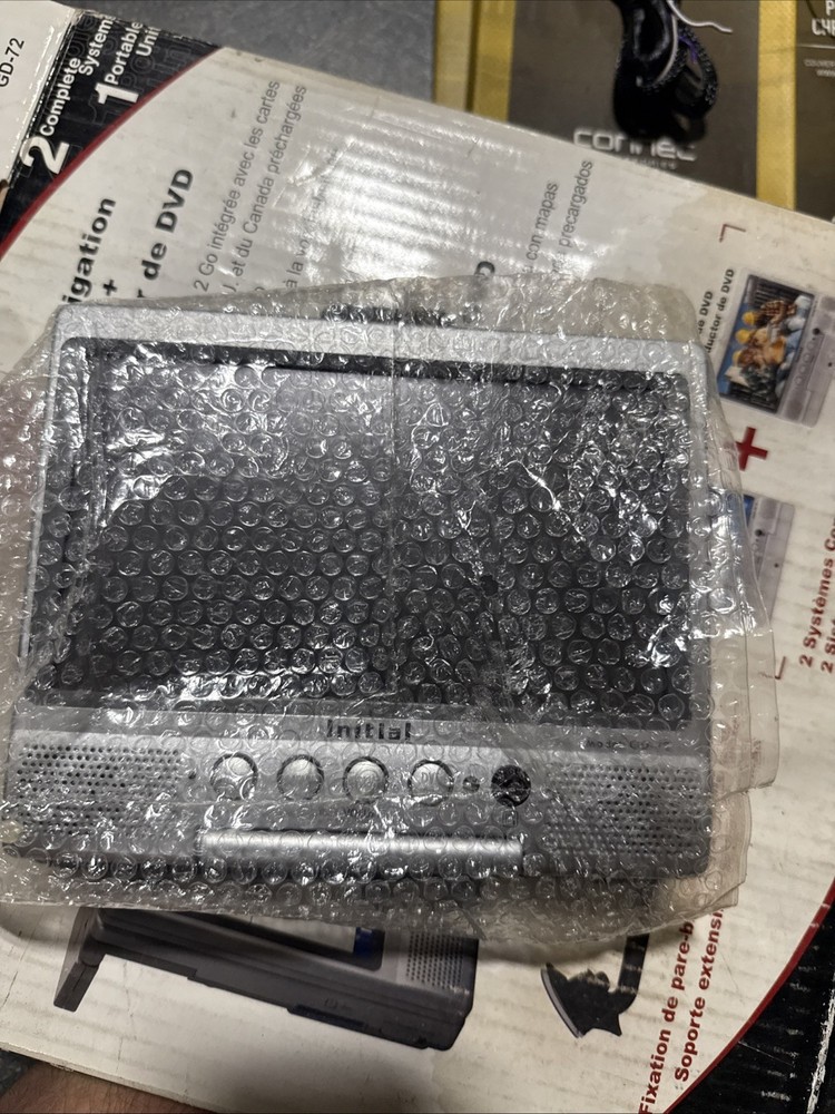 Initial GD-72 PreLoaded Large Screen Auto-routing GPS with DVD Player