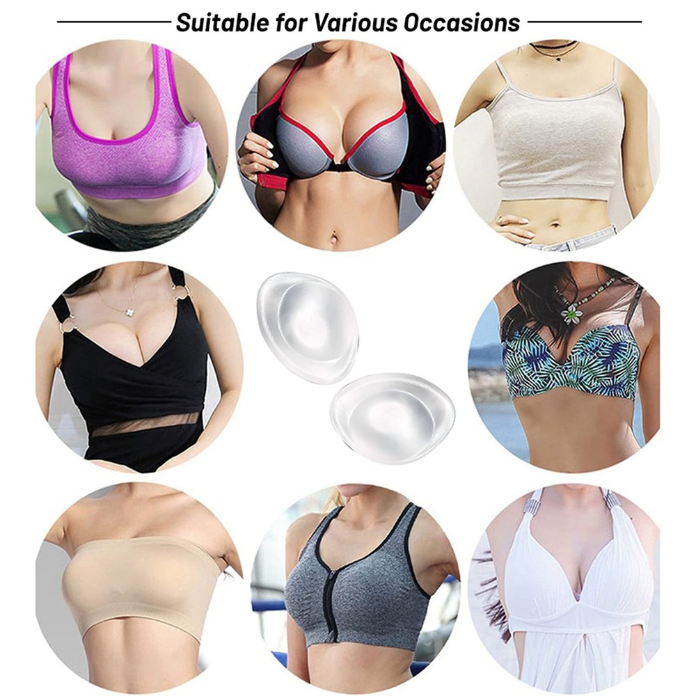 Silicone Bra Inserts Large Bra Inserts Silicone Add 2 Cup Size Bra Padding Bust