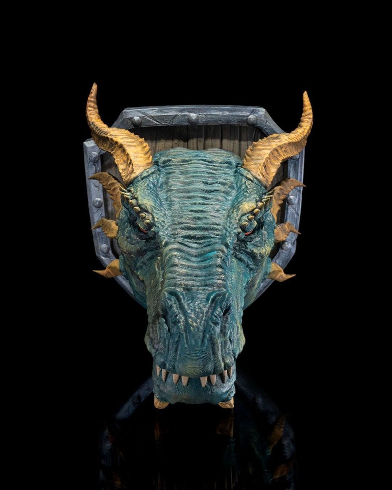 Western Dragon Trophy Wallmount - 3D Printed