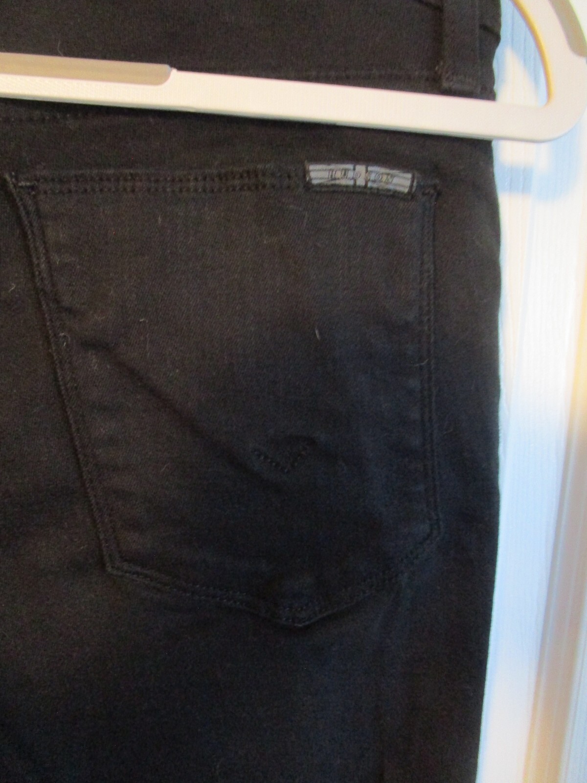 HUDSON Womens Krista Super Skinny Ankle Jeans Black Size 28 Mid Rise NWOT