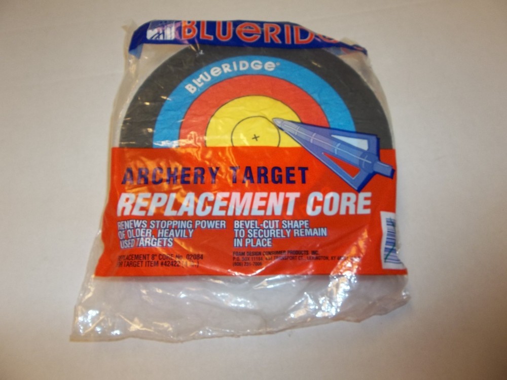 Blueridge Archery Target Replacement 8" Core Practice Arrow Foam New Part