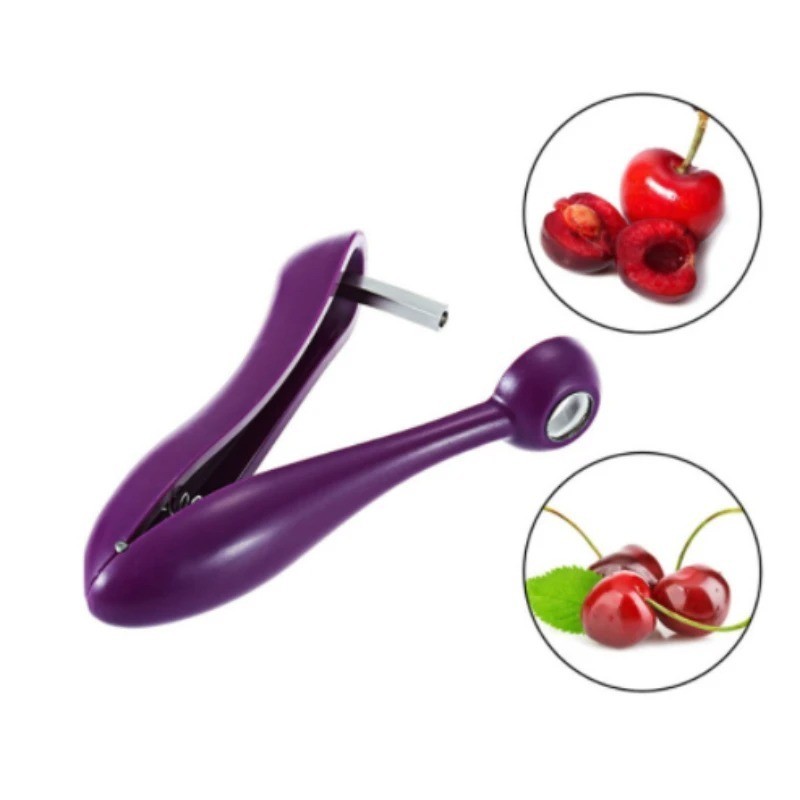 New 5'' Cherry Fruit Kitchen Pitter Remover Olive Corer Seed Remove Pit Tool **
