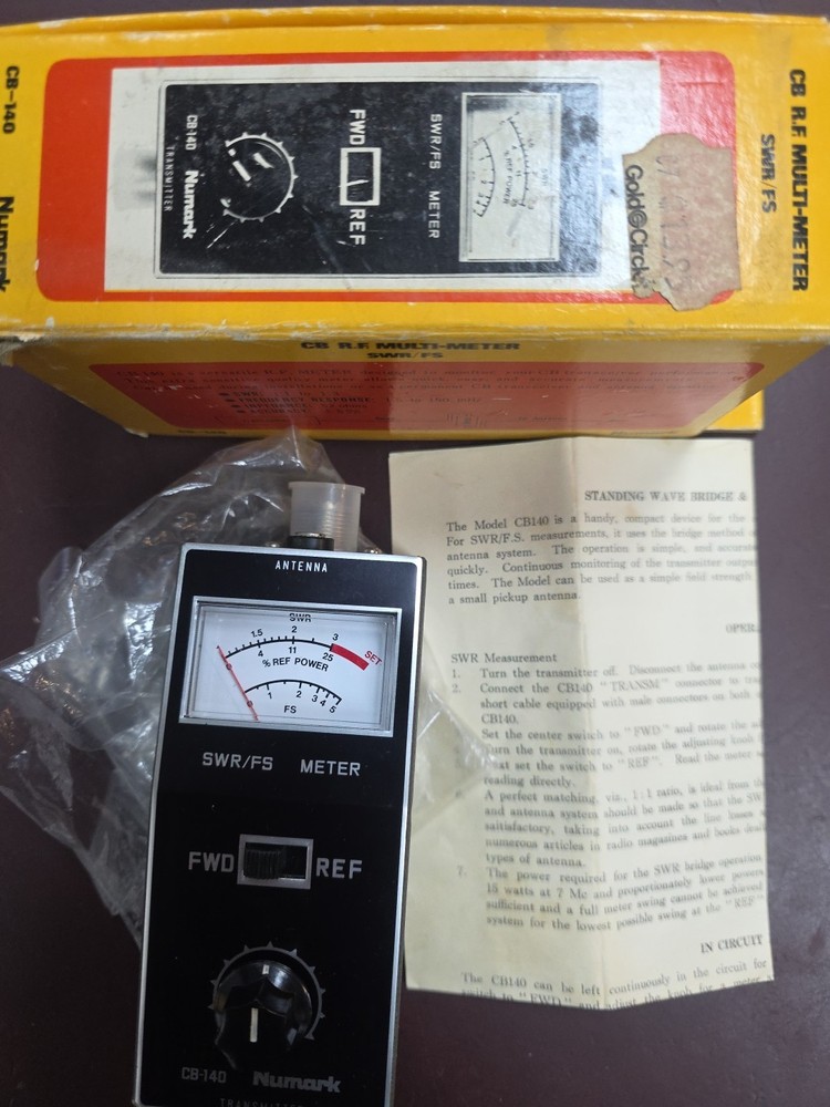 Vintage Numark CB-140 Multi Meter
