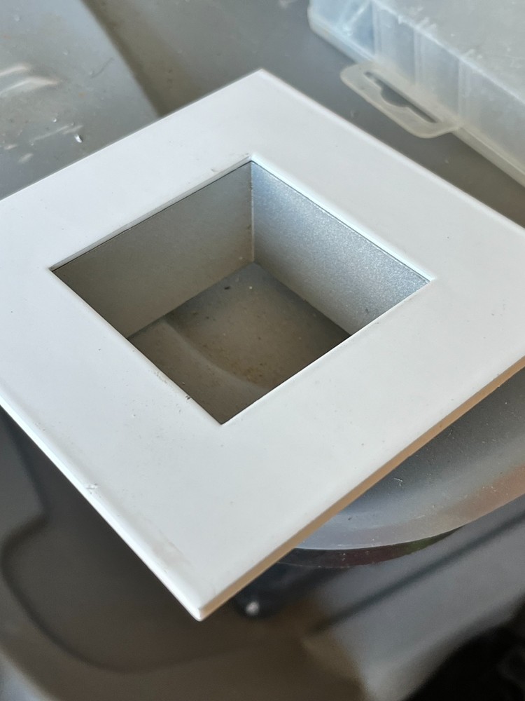 CSL EDL-2000-4 3" Eco-Downlight Square White Reflector Trim