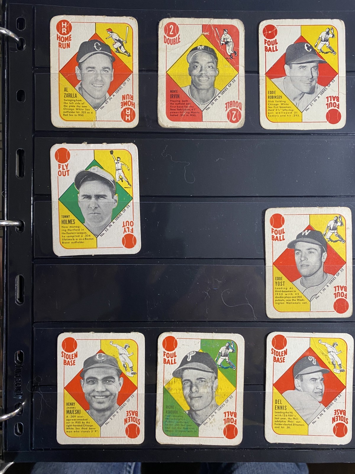 1951 Topps Red Back complete set