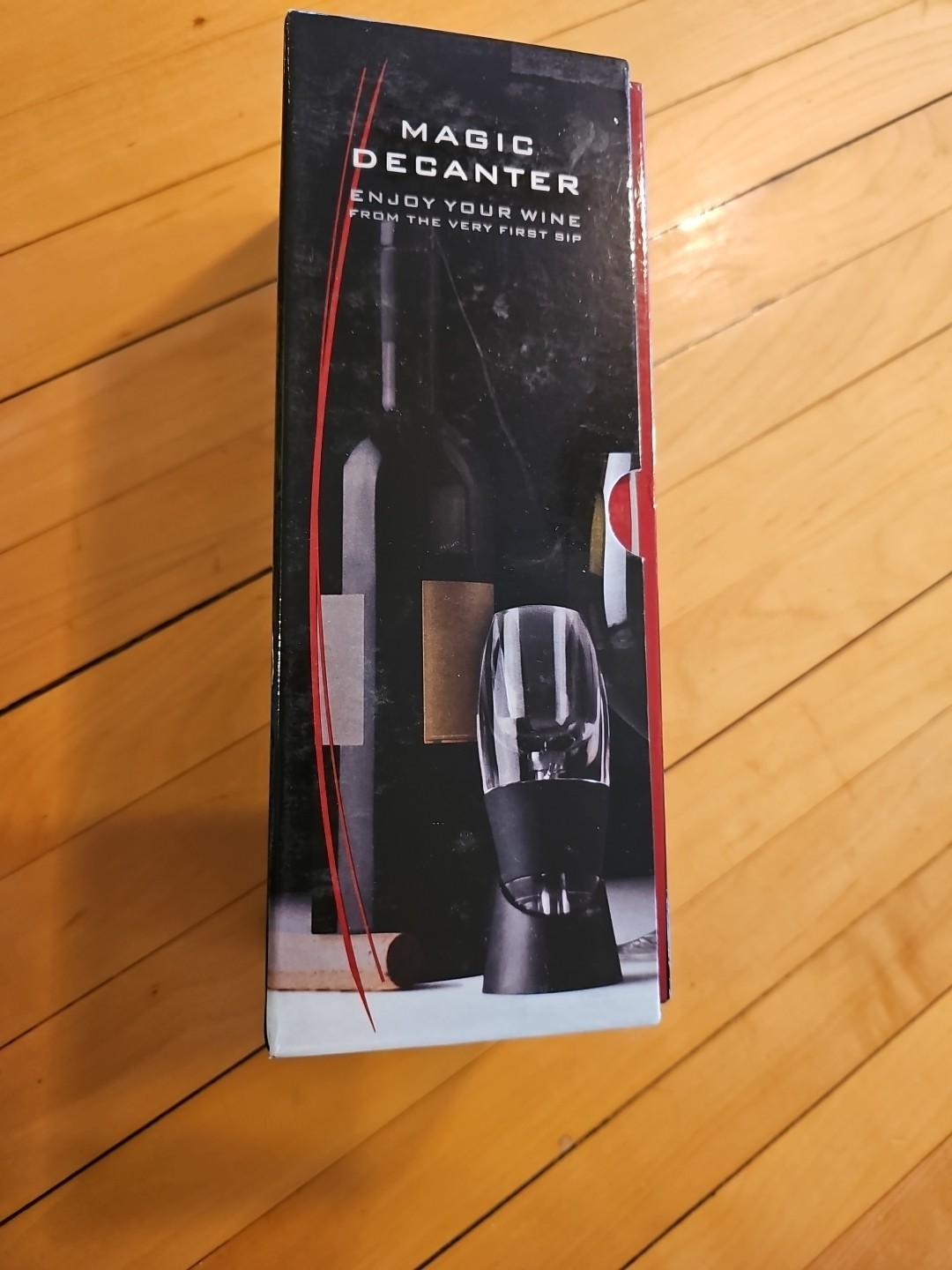 Magic Decanter Essential Wine Aerator Enhanced Flavor Smoother Finish - Breathe