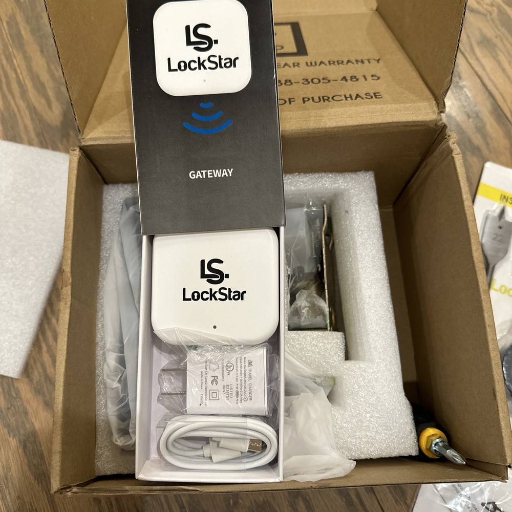 LOCKSTAR Smart Door Lock • Keyless Deadbolt • Multiple Entry Methods – APP #G