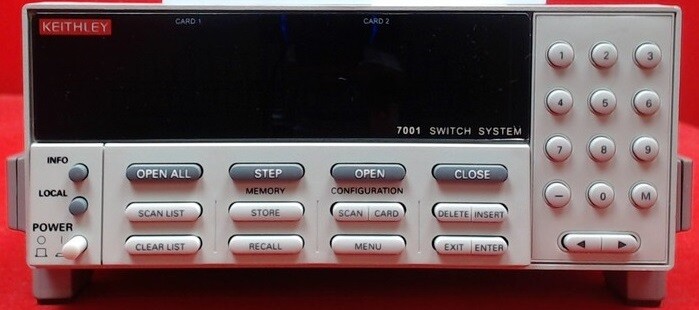 Keithley 7001 80-Channel Switch System Mainframe