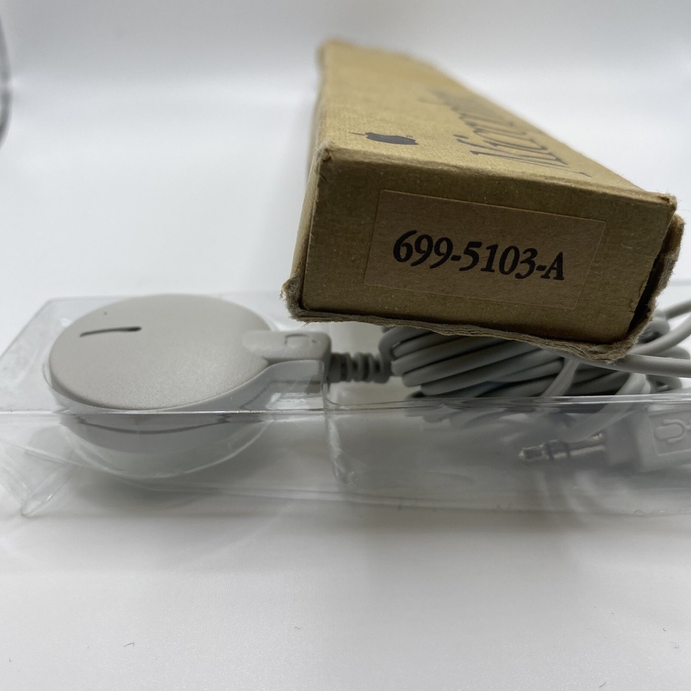 VINTAGE Apple Computer Microphone 699-5103-A Original Packaging EUC